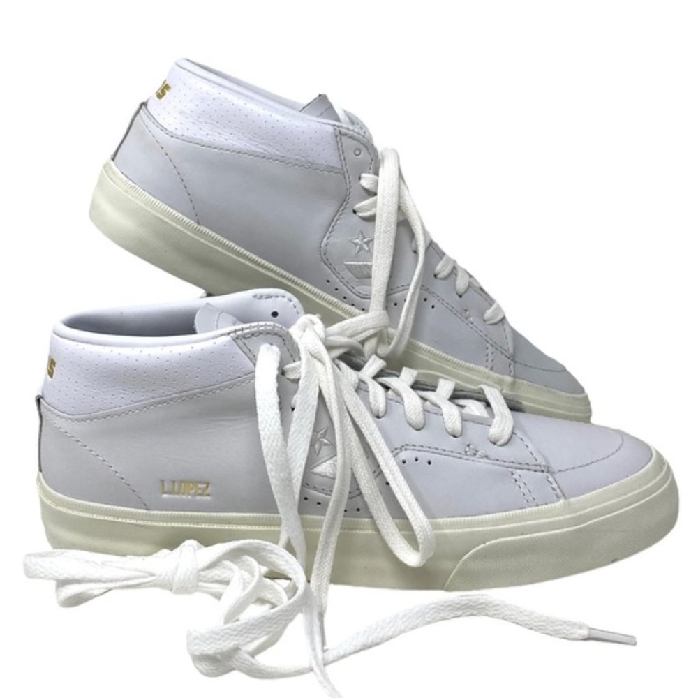 Converse CONS Louie Lopez Pro Mid Top White Women Leather Size Sneakers 171984C